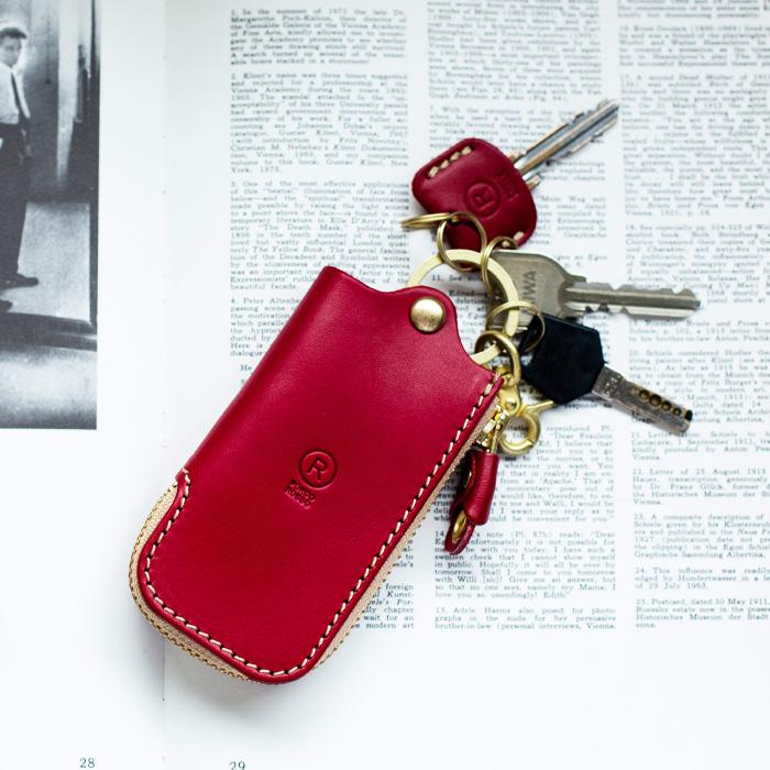 PORCO ROSSO キーケース メンズ レディース 本革 革 スマート