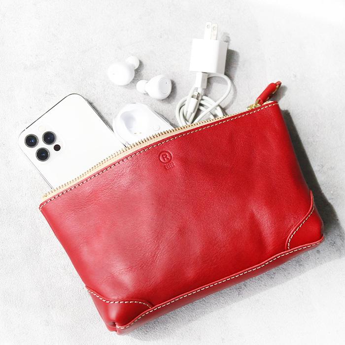 PORCO ROSSO 栃木レザー ポーチ トラベルポーチ 化粧ポーチ 本革 PORCO ROSSO 栃木レザー ポーチ トラベルポーチ 化粧ポーチ 本革