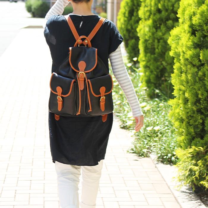 PORCO ROSSO 栃木レザー リュックサック バックパック デイ