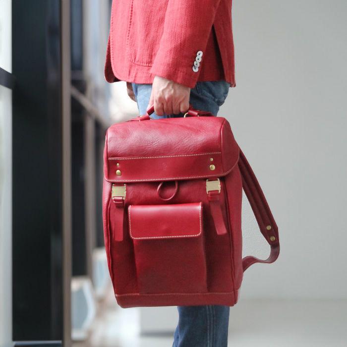PORCO ROSSO 栃木レザー リュックサック バックパック ビジネス PORCO ROSSO 栃木レザー リュックサック バックパック ビジネス