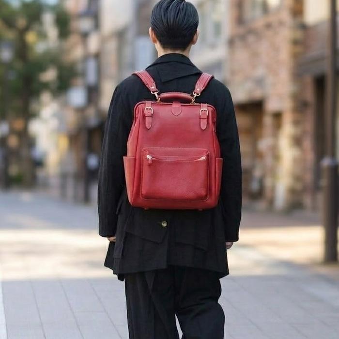 PORCO ROSSO（ポルコロッソ） がま口 リュック メンズ レディース