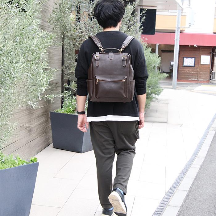 PORCO ROSSO がま口 リュック メンズ レディース ビジネス 本革 PORCO ROSSO がま口 リュック メンズ レディース ビジネス 本革