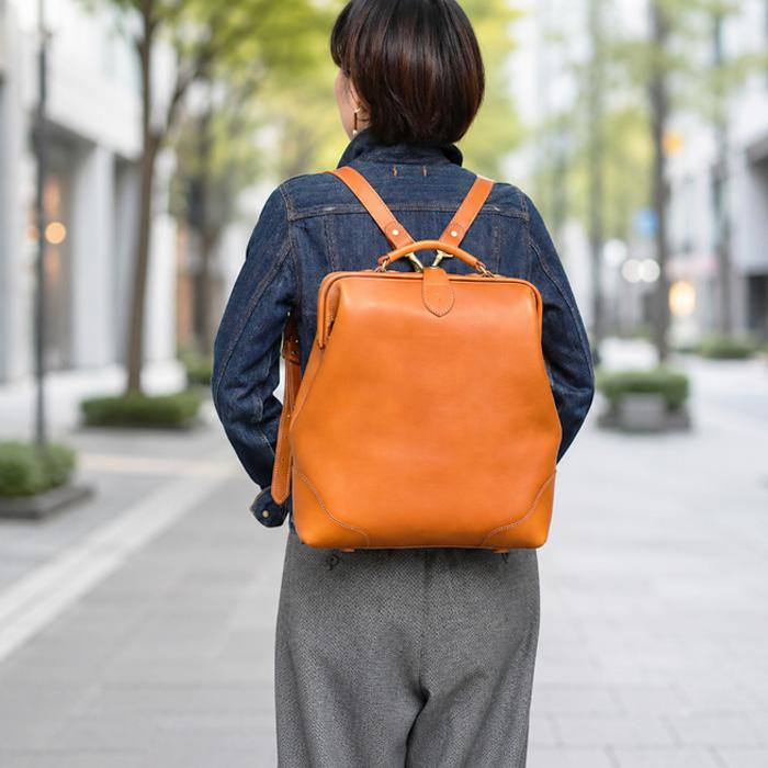 PORCO ROSSO（ポルコロッソ） がま口 リュック メンズ レディース