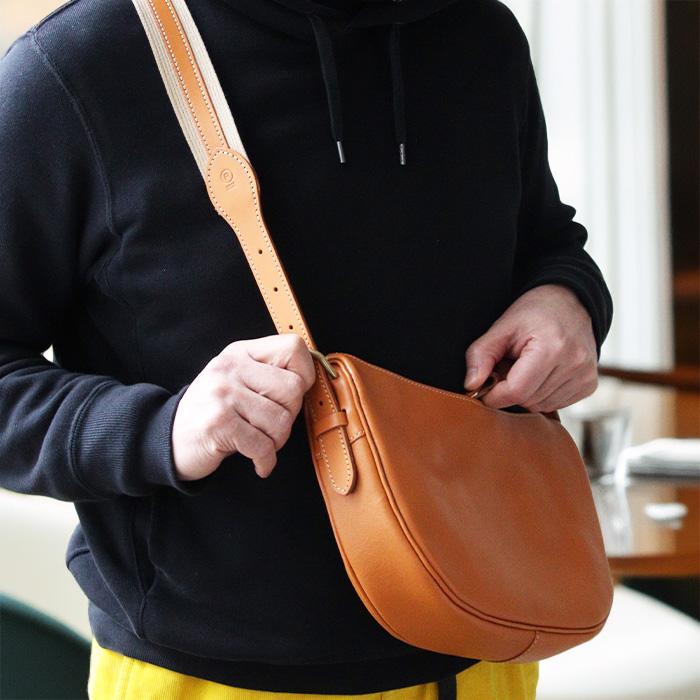 PORCO ROSSO ショルダーバッグ メンズ レディース 斜めがけ 本革 PORCO ROSSO ショルダーバッグ メンズ レディース 斜めがけ 本革
