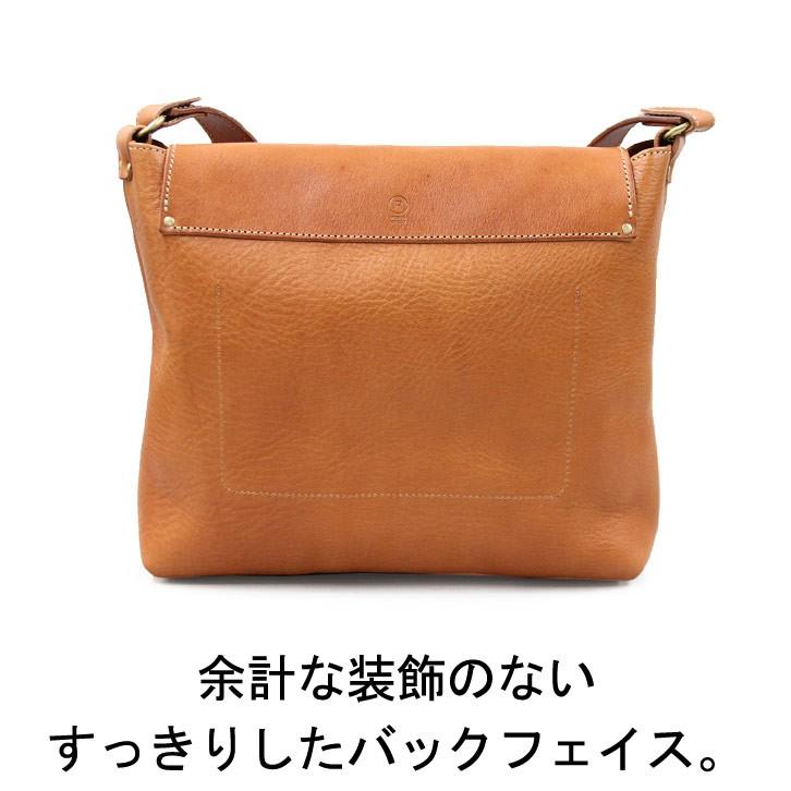ショルダーバッグ メンズ レディース 斜めがけ 大人 栃木レザー 本革 ブランド ポルコロッソ 名入れ ショルダーバッグ 名入れ 革 レザー日本製 [nouki3]の画像