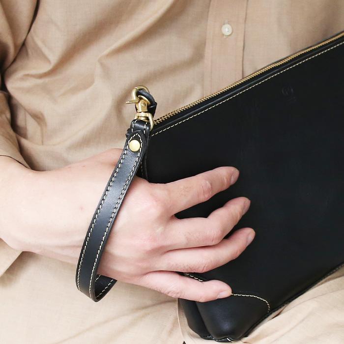 PORCO ROSSO（ポルコロッソ） クラッチストラップ ストラップ 本革