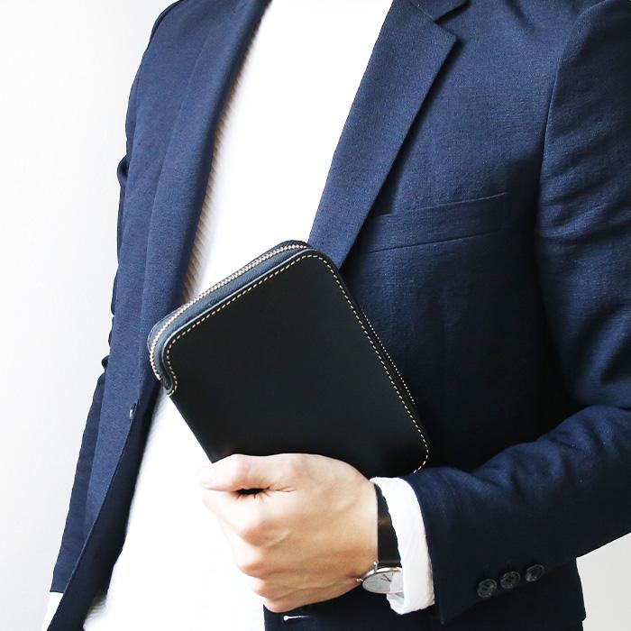 PORCO ROSSO 手帳カバー A6 革 ファスナー ほぼ日手帳 カバー