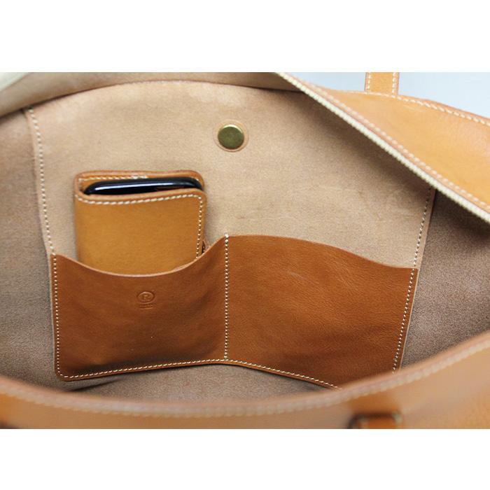 PORCO ROSSO 本革 トートバッグ ファスナー付き a4 大きめ