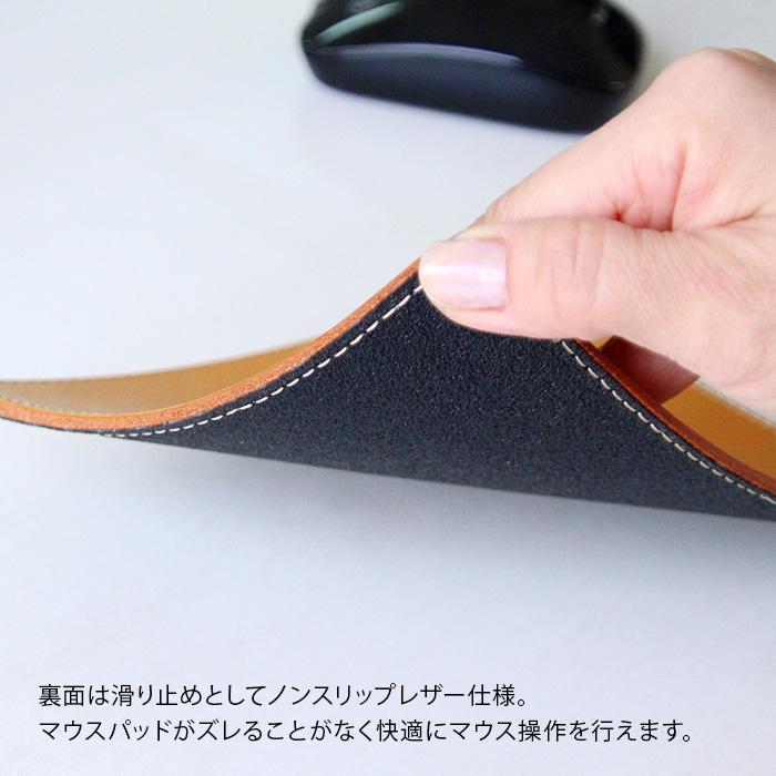PORCO ROSSO（ポルコロッソ） マウスパッド 革 名入れ ブランド