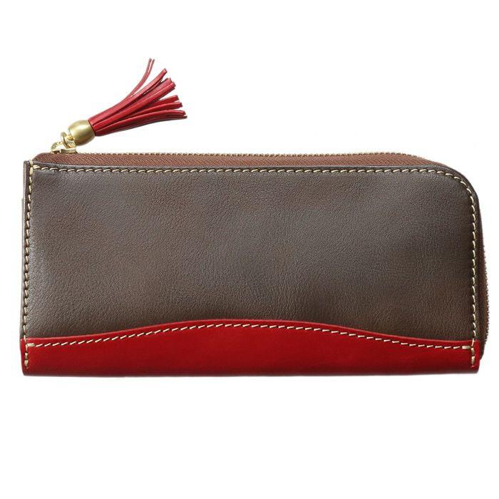 PORCO ROSSO（ポルコロッソ） 長財布 レディース L字 本革 財布 名入れ
