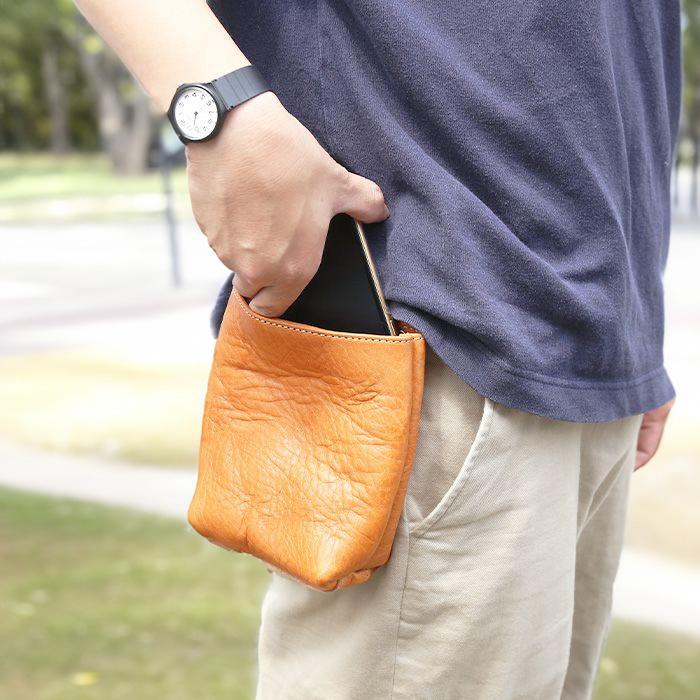 PORCO ROSSO（ポルコロッソ） ベルトポーチ メンズ レディース 革 本革