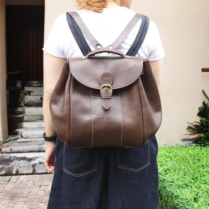 美品　PORCO ROSSO　ポルコロッソ　クラフト　本革リュック 美品 PORCO ROSSO ポルコロッソ クラフト 本革リュック