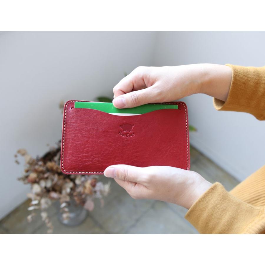 PORCO ROSSO（ポルコロッソ） 栃木レザー 通帳ケース 通帳入れ 通帳