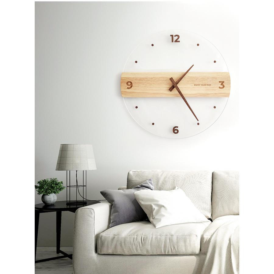 時計 天然木製 16インチ 壁掛け 北欧 おしゃれ オシャレ 壁掛け時計 見やすい シンプル インテリア 乾電池 掛時計 時計 おしゃれ 北欧 Dyl Runrunshop 通販 Yahoo ショッピング