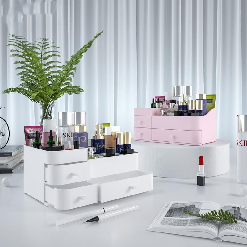 メイクボックス 文具収納 大容量 コスメボックス 子供用 卓上収納 引き出し おしゃれ 持ち運び 化粧品収納 おしゃれ かわいい 収納 雑貨 美容 小物 収納 Dyl Runrunshop 通販 Yahoo ショッピング