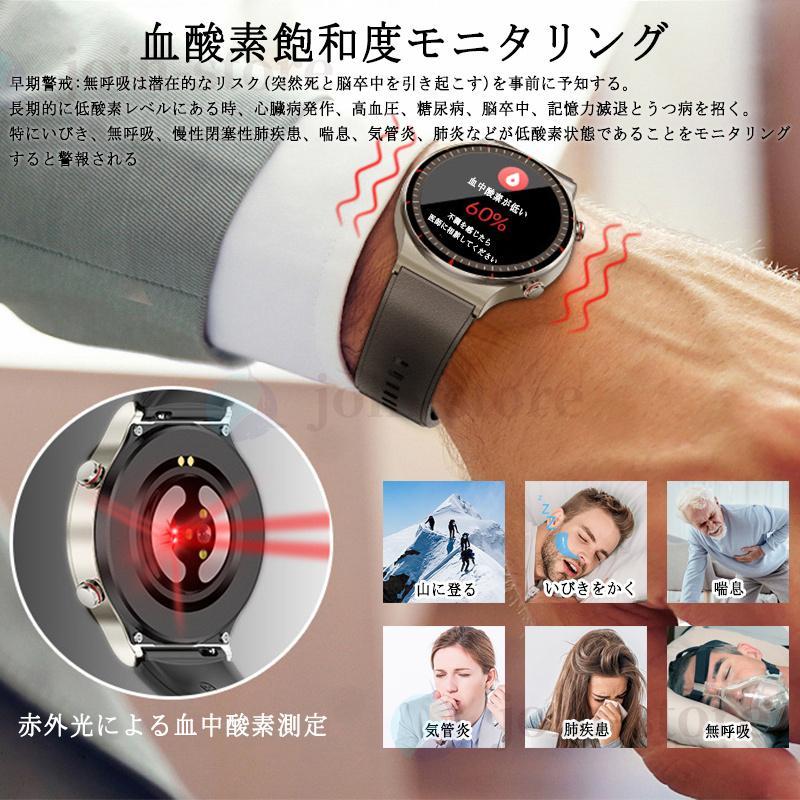 スマートウォッチ 日本製 センサー 心電図ECG+PPG 血中酸素 体温 スマートウォッチ 日本製 センサー 心電図ECG+PPG 血中酸素 体温