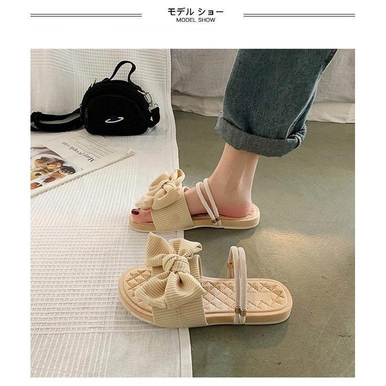 人気商品 レディースファッション スリッパ サンダル リボン フラットサンダル レディース サンダル リボン レディース スリッパ フラットサンダル サマーサンダル 可愛い 夏シューズ ビーチサンダル おしゃれ 夏用サンダル 歩きやすい 室内 室外 Www