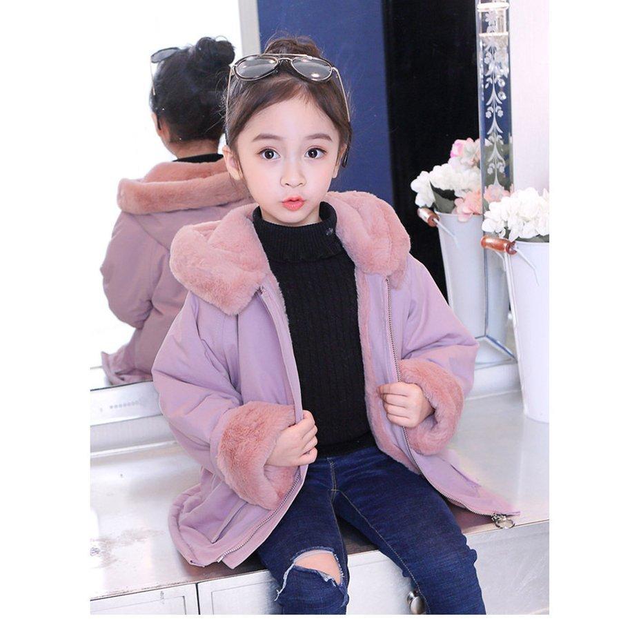 メーカー公式ショップ 入園式 ジャケット 女の子 可愛い 暖かい 子供コート 男の子 フード付き フェイクファー ファーコート 韓国風ロングコート 子供服 卒園式 アウター 厚手 旅行 コート サイズ 100 Clipecoturismo Tur Br