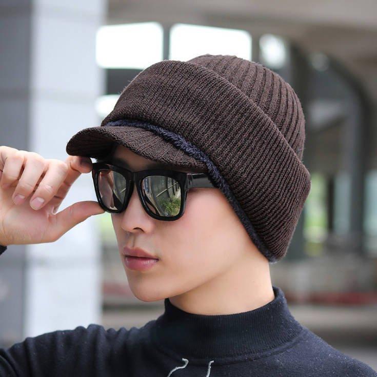 帽子 ニット帽 つば付き ニットキャップ 裏起毛 キャスケットネックウォーマー フェースウォーマー メンズ レディース 男女兼用 ニットキャスケット 売り切れ必至