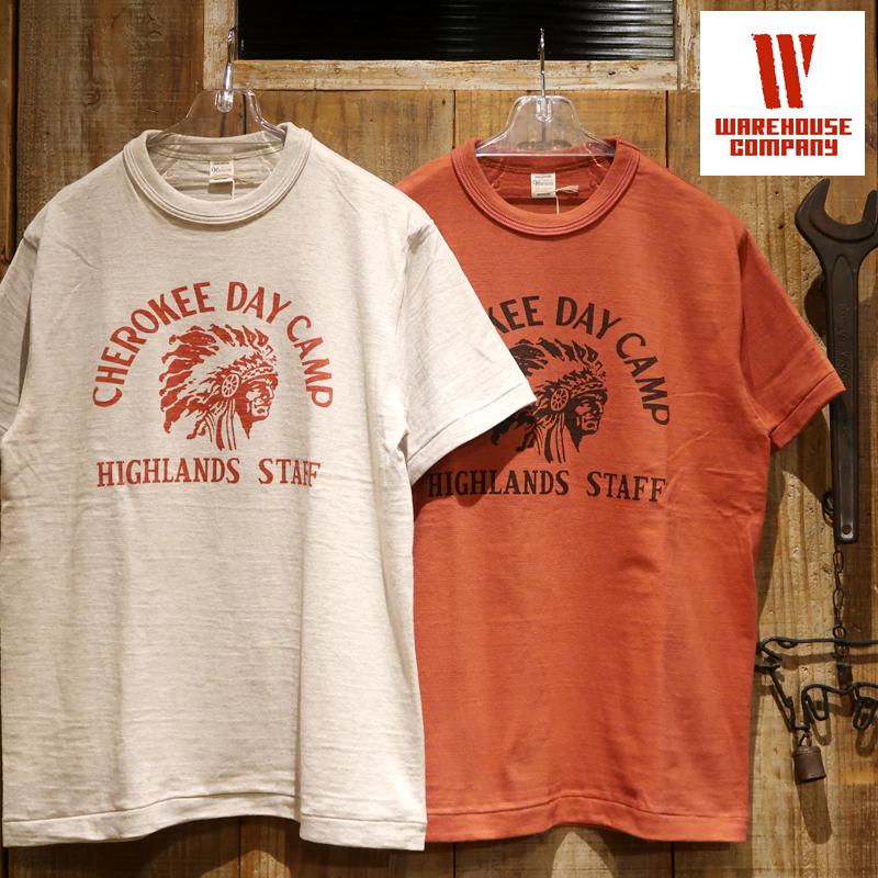 WAREHOUSE（ウエアハウス） 【送料無料】 Tシャツ Lot.4601 “CHEROKEE