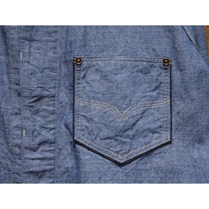 DELUXEWARE（デラックスウエア） 【送料無料】 7644B “40's CHAMBRAY