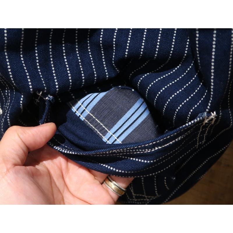 【送料無料】 JELADO（ジェラード） “STEELBEAM VEST/スティールビームベスト” AG13517 メンズ アメカジ ワークベスト ウォバッシュストライプ 青タグ 日本製の画像