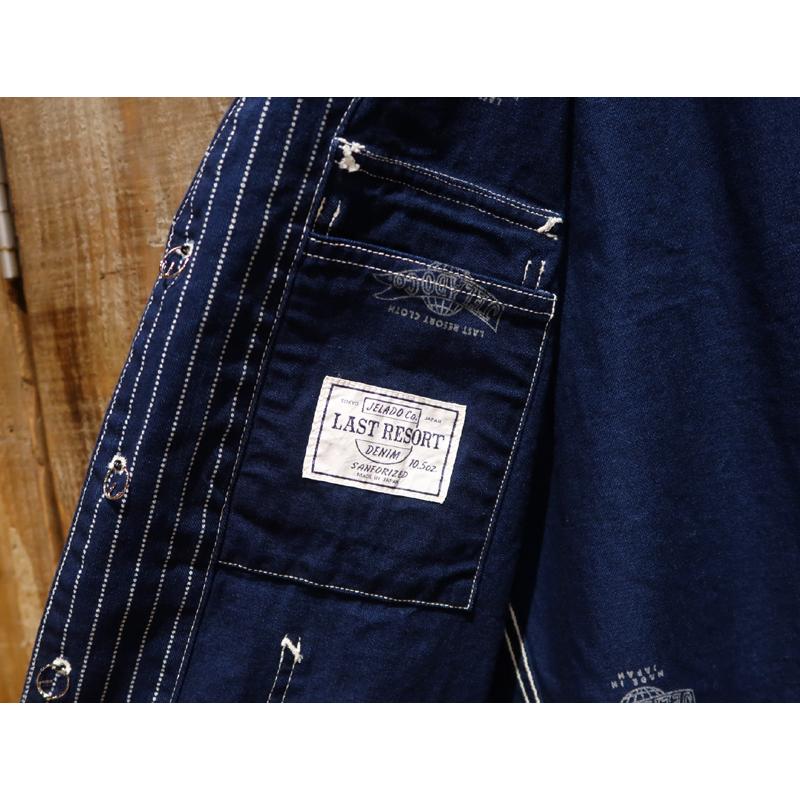 【送料無料】 JELADO（ジェラード） “STEELBEAM VEST/スティールビームベスト” AG13517 メンズ アメカジ ワークベスト ウォバッシュストライプ 青タグ 日本製の画像