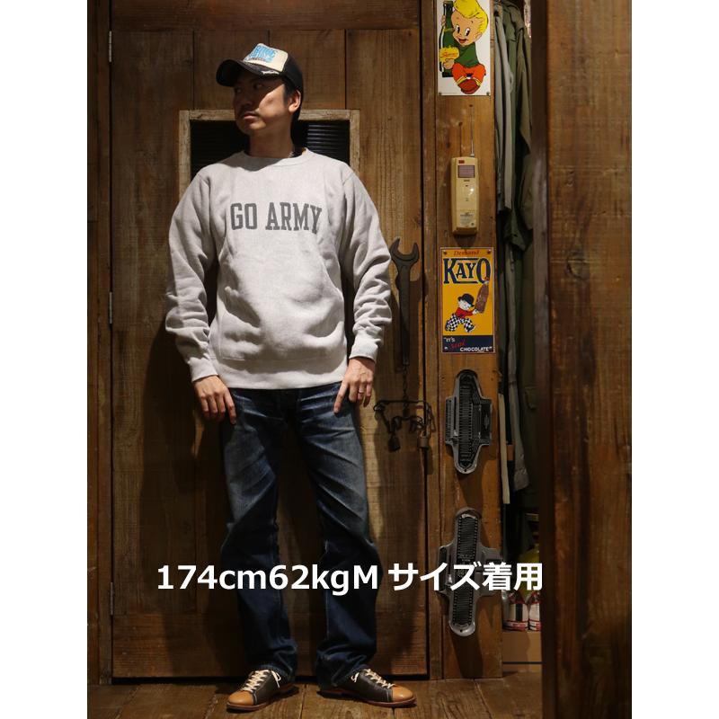 Buzz Rickson's バズリクソンズ GO ARMY スウェット BUZZ RICKSON'S バズリクソンズ GO ARMY BEAT NAVY スウェット