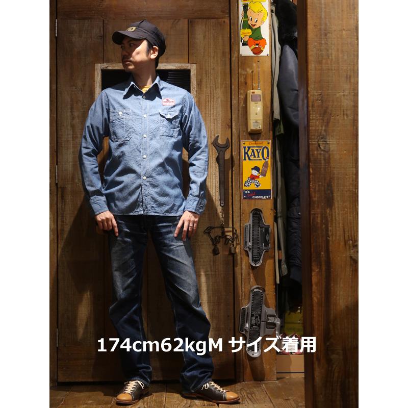 CUSHMAN（クッシュマン） 【送料無料】 “CHAMBRAY CAR CLUB SHIRT 