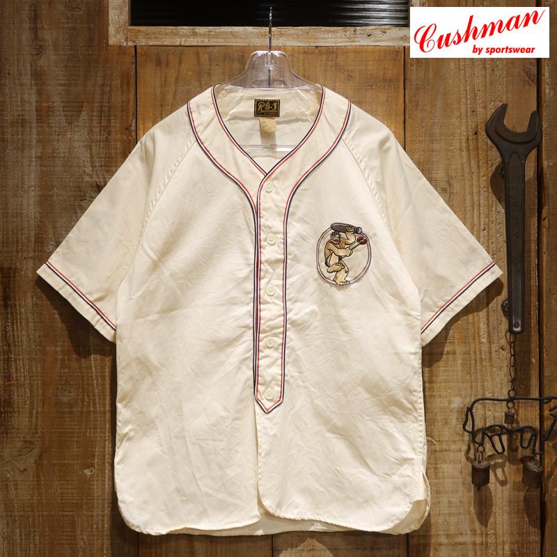 CUSHMAN（クッシュマン） 【送料無料】 “BASE BALL SHIRT/ベースボール