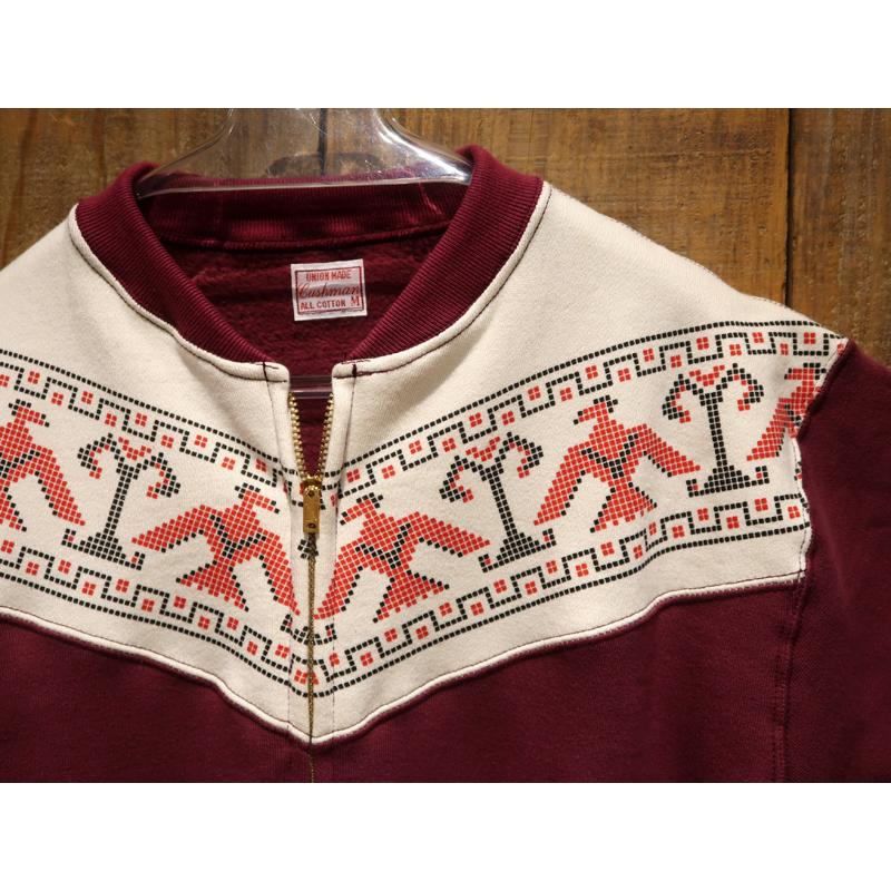 CUSHMAN（クッシュマン） 【送料無料】 “THUNDER BIRD PRINT FULL ZIP 