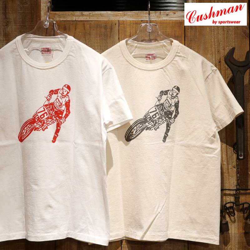 シャツタンク CUSHMAN（クッシュマン） 【送料無料】 SPECIAL PRINT TEE “SPEEDWAY