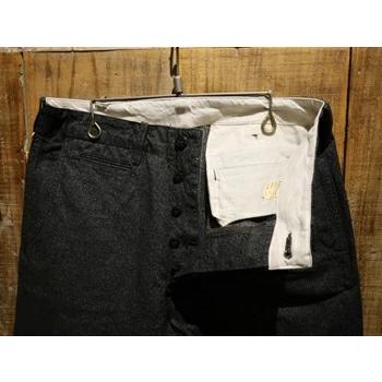CUSHMAN（クッシュマン） 【送料無料】 “BLACK CHAMBRAY TROUSERS WIDE