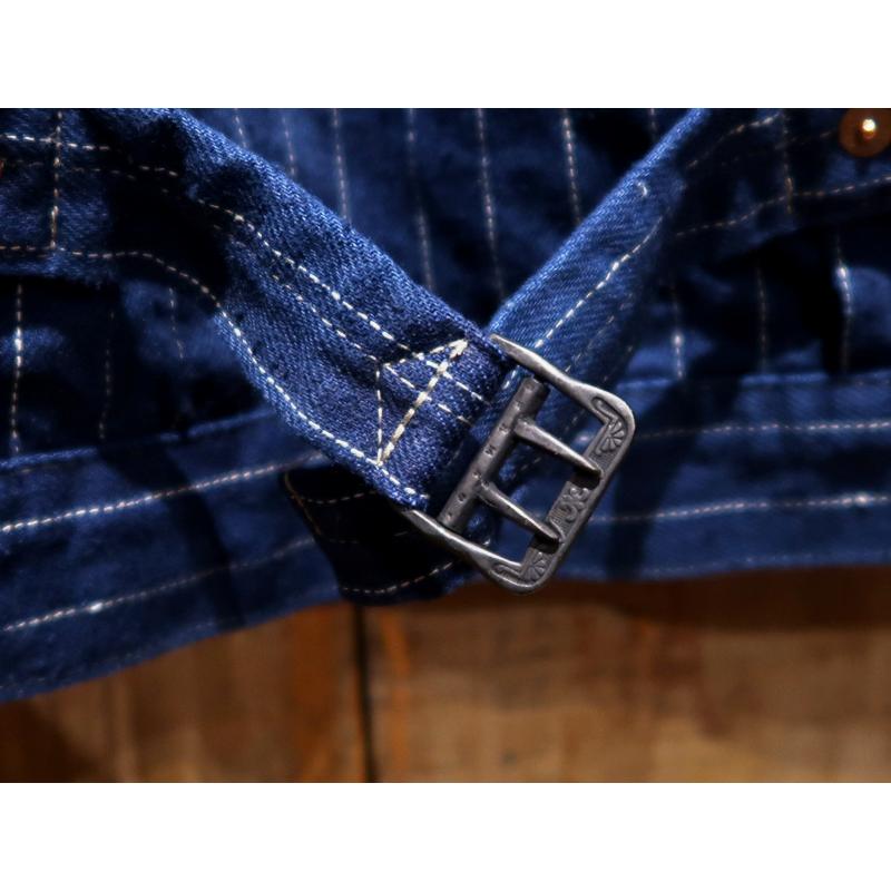 【送料無料】 DELUXEWARE（デラックスウェア） DX40153 “12.5oz. STRIPE INDIGO/ストライプインディゴ” メンズ アメカジ デニムジャケット Gジャン 日本製の画像