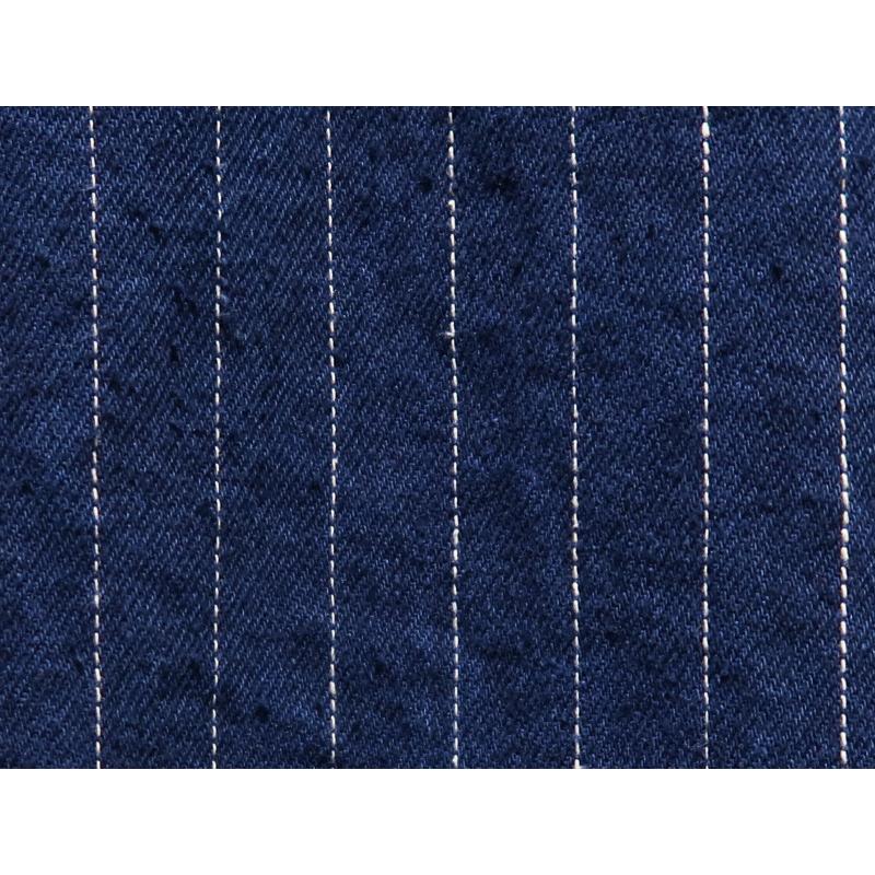 【送料無料】 DELUXEWARE（デラックスウェア） DX40153 “12.5oz. STRIPE INDIGO/ストライプインディゴ” メンズ アメカジ デニムジャケット Gジャン 日本製の画像