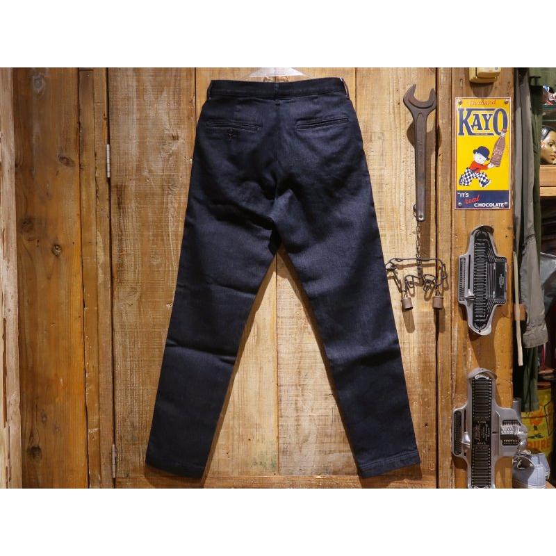 【送料無料】 F.O.B FACTORY（FOBファクトリー） “RELAX TROUSERS/リラックストラウザーズ” F0527 メンズ アメカジ ストレッチパンツ スウェットデニム 日本製｜porkys1985｜02