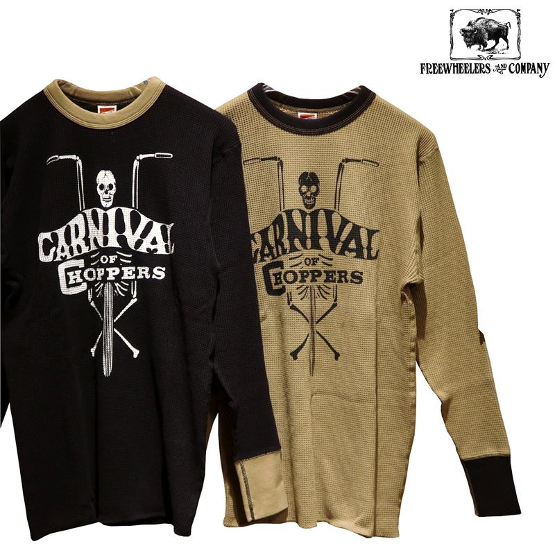 FREEWHEELERS フリーホイーラーズ Tシャツ チョッパー スカル フリーホイーラーズ（FREEWHEELERS） 【送料無料】 “CARNIVAL OF