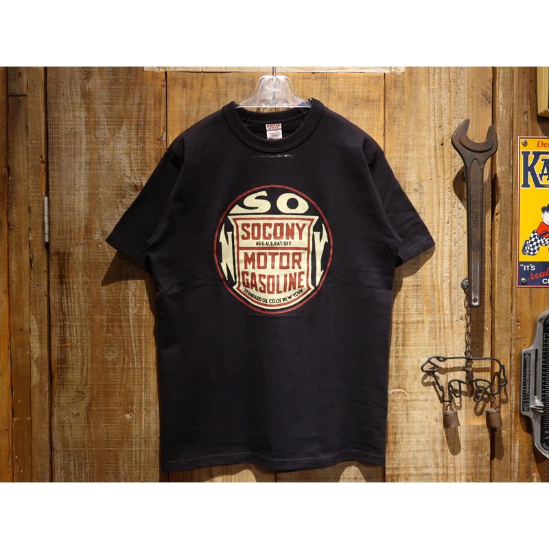 【送料無料】 FREEWHEELERS（フリーホイーラーズ） “SOCONY/ソコニー” #2425002 メンズ アメカジ Tシャツ モーターオイル スタンダードオイル 日本製｜porkys1985｜04