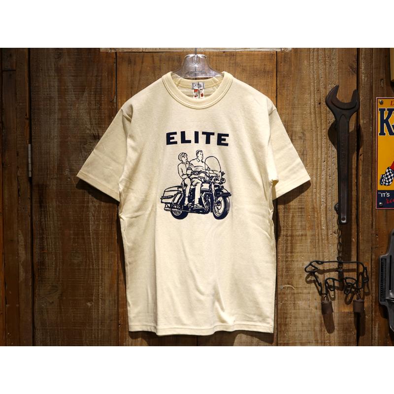 【送料無料】 FREEWHEELERS(フリーホイーラーズ) “ELITE/エリート” #2425006 #2425007 メンズ アメカジ Tシャツ モーターサイクロンガレージ ハーレー 日本製｜porkys1985｜02