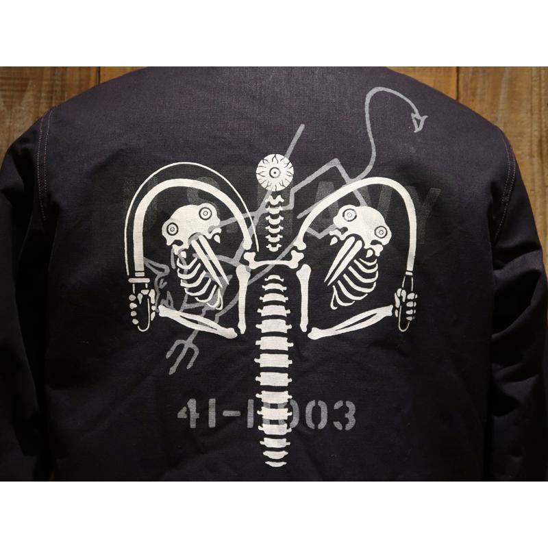 【送料無料】 FREEWHEELERS（フリーホイーラーズ） “CIVILIAN DECK JACKET Custom/シビリアンデッキジャケット ナックルボーンズ” #2531004 メンズ アメカジの画像