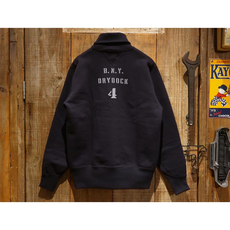 【送料無料】 FREEWHEELERS（フリーホイーラーズ）“U.S.NAVY BNY DRYDOCK #4/ドライドック” #2534010 メンズ スウェット アメカジ タートルネック 日本製の画像