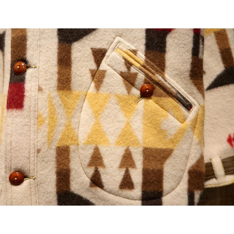 【送料無料】WAREHOUSE(ウエアハウス)  Lot.JG-32 “STAG WOOL COAT/スタッグウールコート” メンズ アメカジ ジョングラッコー ネイティブブランケット 日本製の画像
