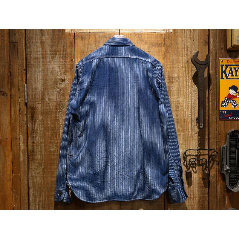 JELADO（ジェラード） 【送料無料】 “SMOKER SHIRT Indigo stripe