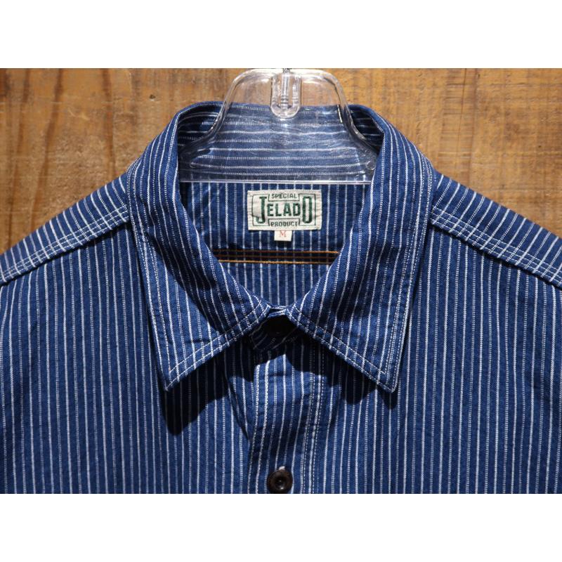 JELADO（ジェラード） 【送料無料】 “SMOKER SHIRT Indigo stripe