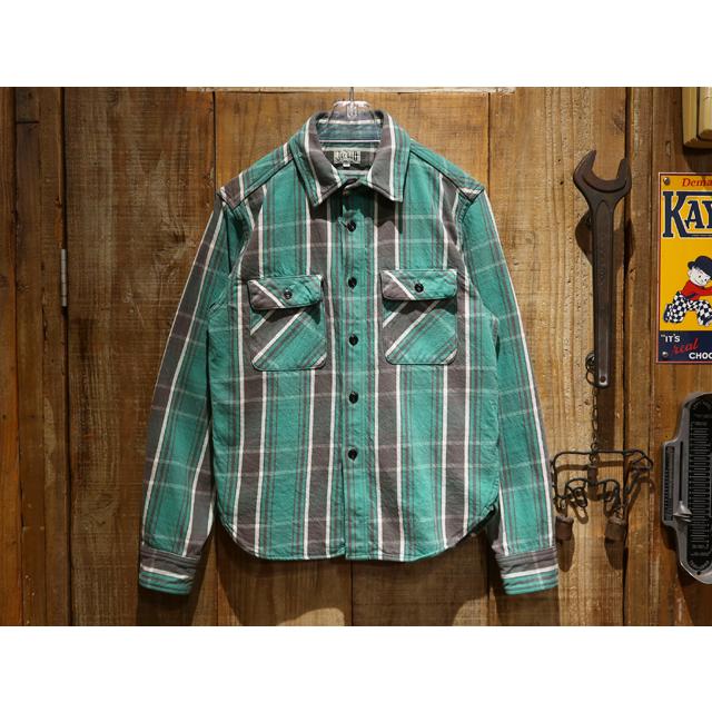 【送料無料】 JELADO（ジェラード） “UNION WORKER SHIRT Oversea size/ユニオンワーカーシャツ レギュラー丈オーバーシーサイズ” JP82128 メンズ ネルシャツ｜porkys1985｜02