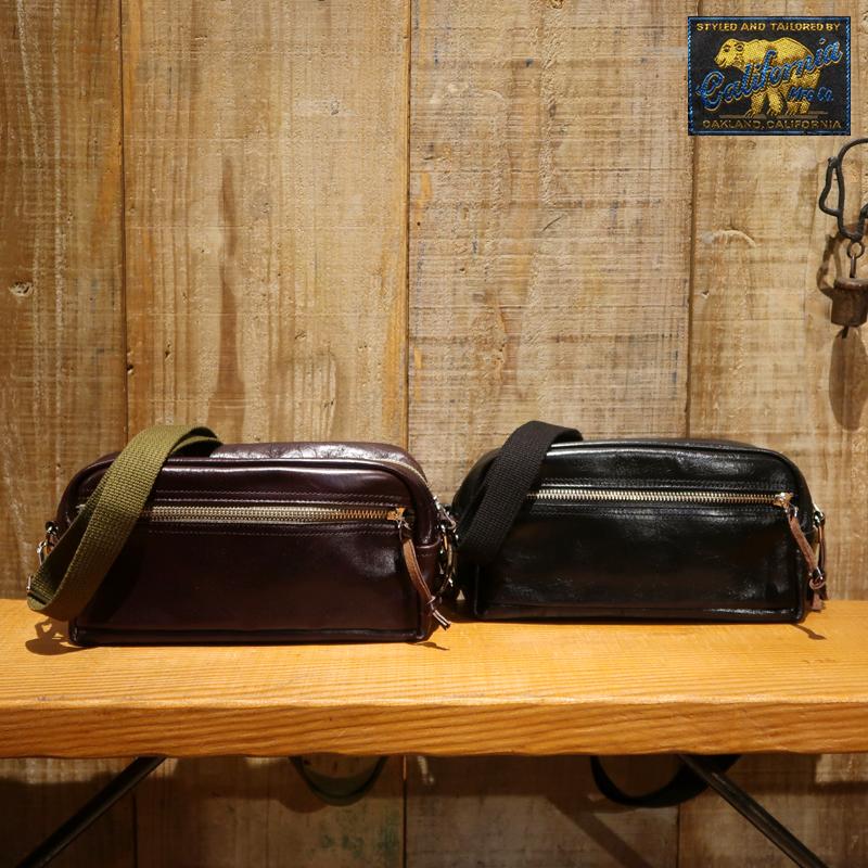 バッグ RAINBOW COUNTRY / leather shoulder bag Rainbow Country Leather Shoulder Pouch Horse hide (10 years