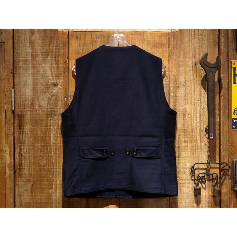 SUGARCANE　モールスキンベスト SUGAR CANE シュガーケーン FICTION ROMANCE 9.5oz モールスキン