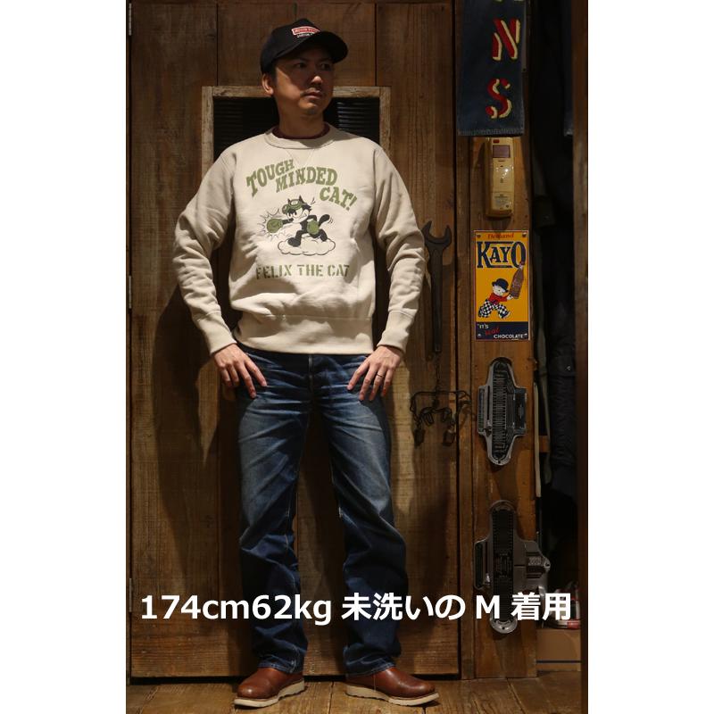 【送料無料】 TOYS McCOY(トイズマッコイ) “FELIX TOUGH MINDED CAT/フィリックスタフマインデッドキャット” TMC2547 メンズ スウェット アメカジ 丸胴 日本製_2