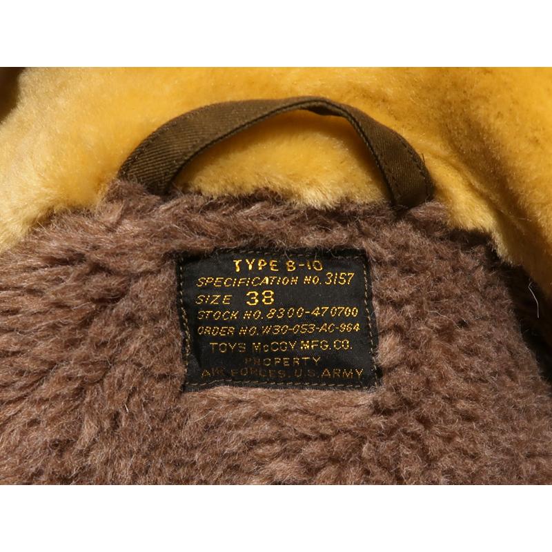 【送料無料】 TOYS McCOY（トイズマッコイ） “TYPE B-10 "Miss D-day"/ミスディーデイ” TMJ2528 メンズ アメカジ フライトジャケット カスタム 赤リブ 日本製の画像