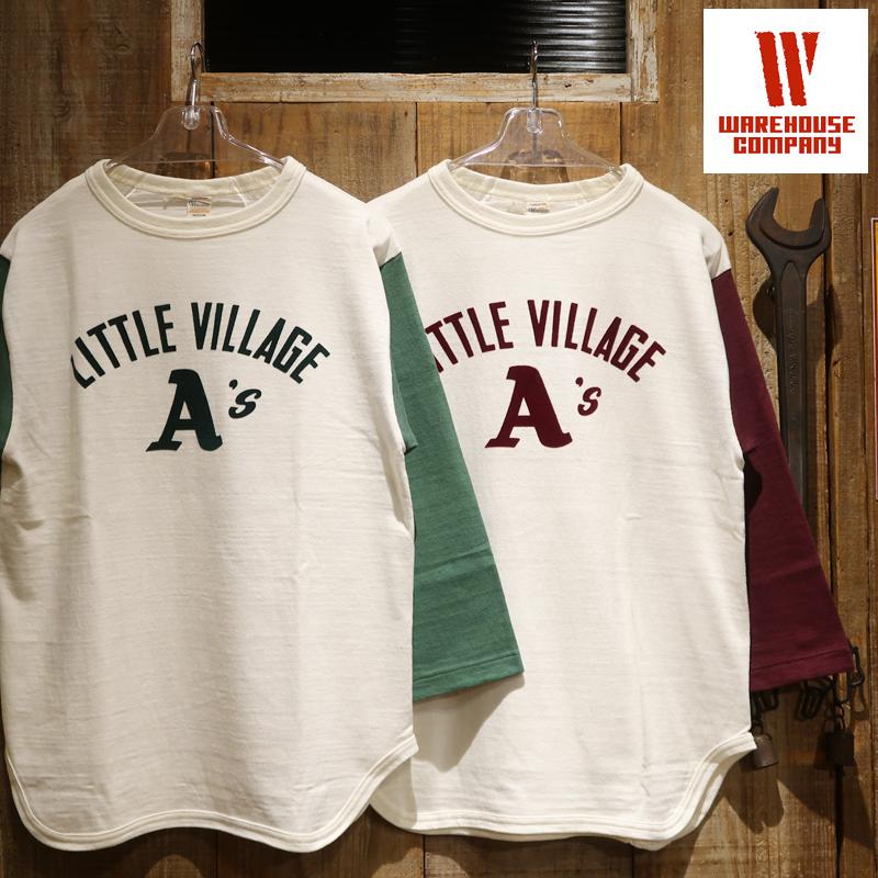 WAREHOUSE（ウエアハウス） 【送料無料】 Lot.4800 7分袖ベースボールT 